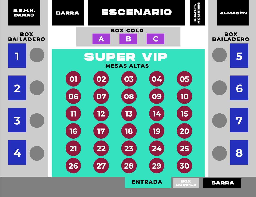 Croquis del evento