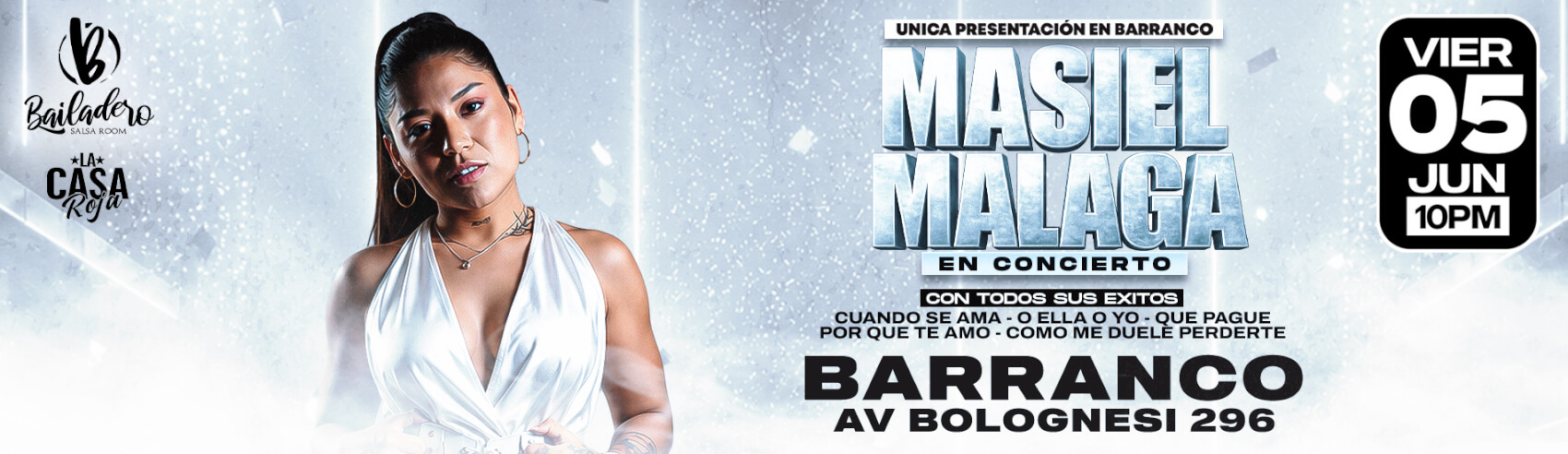 Masiel Málaga en Concierto – Única Presentación en Barranco