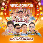 Imagen de 144° Años de la Provincia de Concepción con La Bella Luz, Flor Pileña, Oscar Manuel, Enlace y Russkaya en Molino San Jose