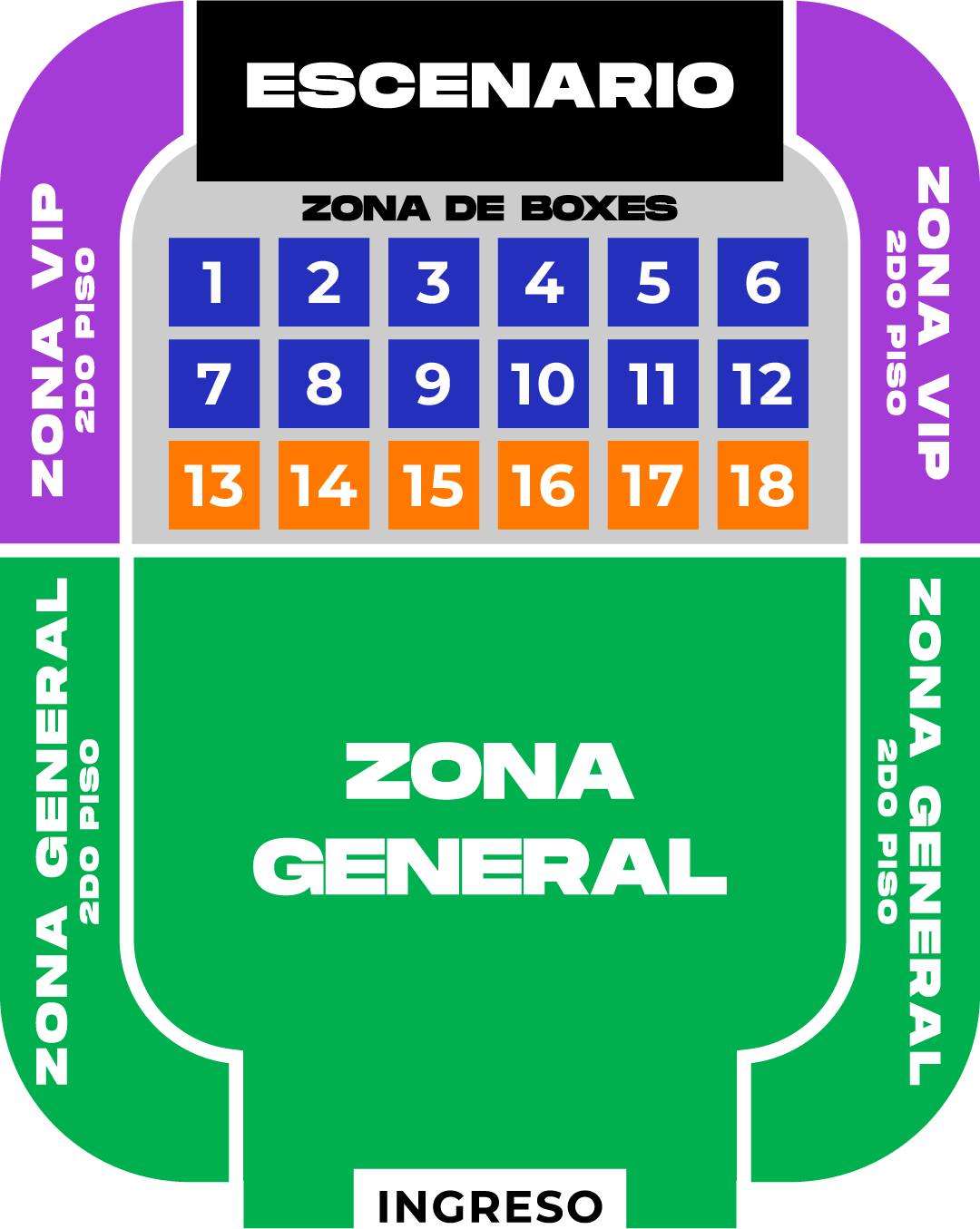 Croquis del evento