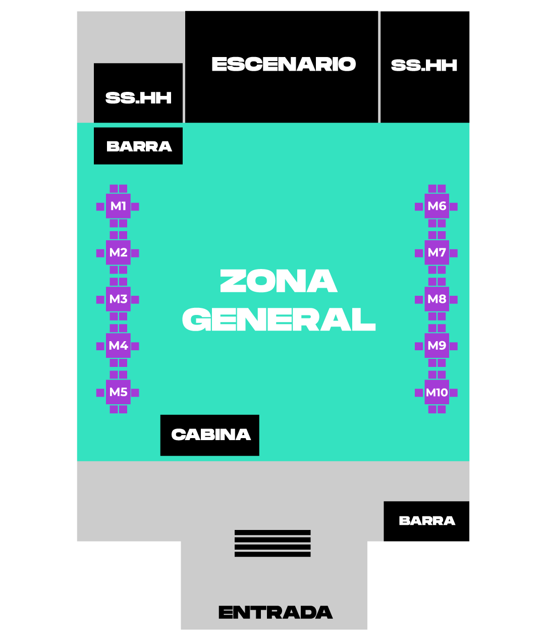 Croquis del evento