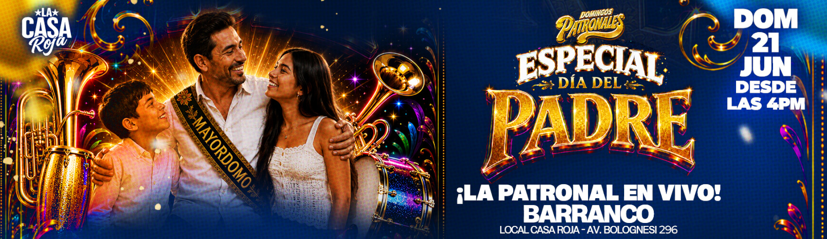 Domingos Patronales - Especial Día del Padre en Barranco