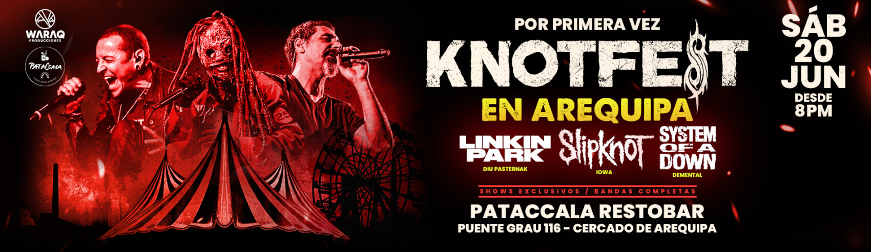¡Por Primera Vez! Knotfest llega a Arequipa