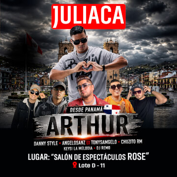 Desde Panamá Arthur, Danny Style, DJ Remo y muchos más Llegan a Juliaca