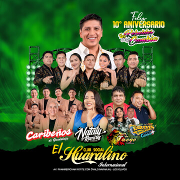 10° Aniversario de Los Rebeldes de la Cumbia en El Huaralino