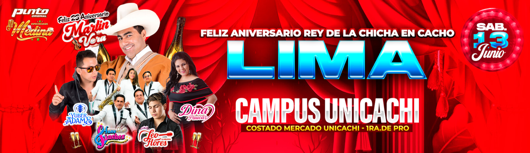 Feliz 23 Aniversario Martin Vera en Campus Unicachi