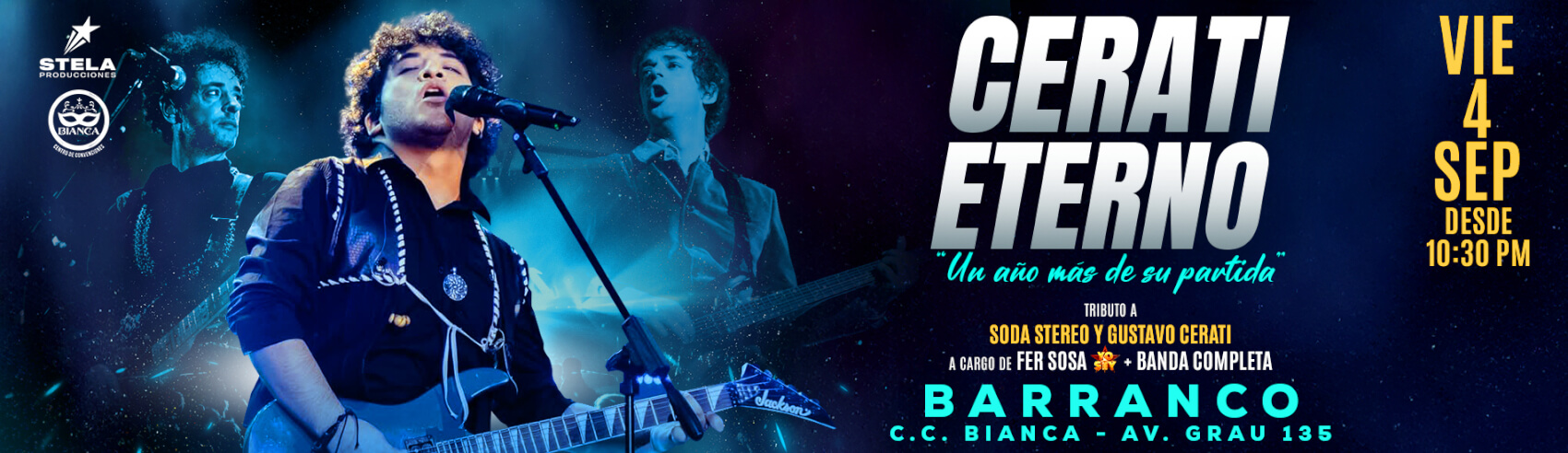 Tributo a Soda Stereo y Gustavo Cerati -  Un Año Más de su Partida