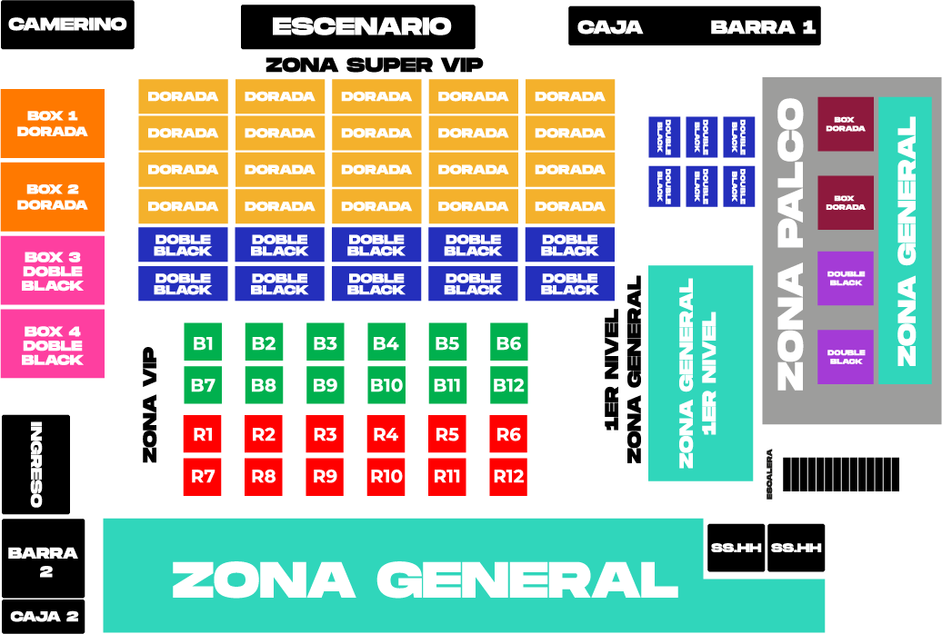 Croquis del evento
