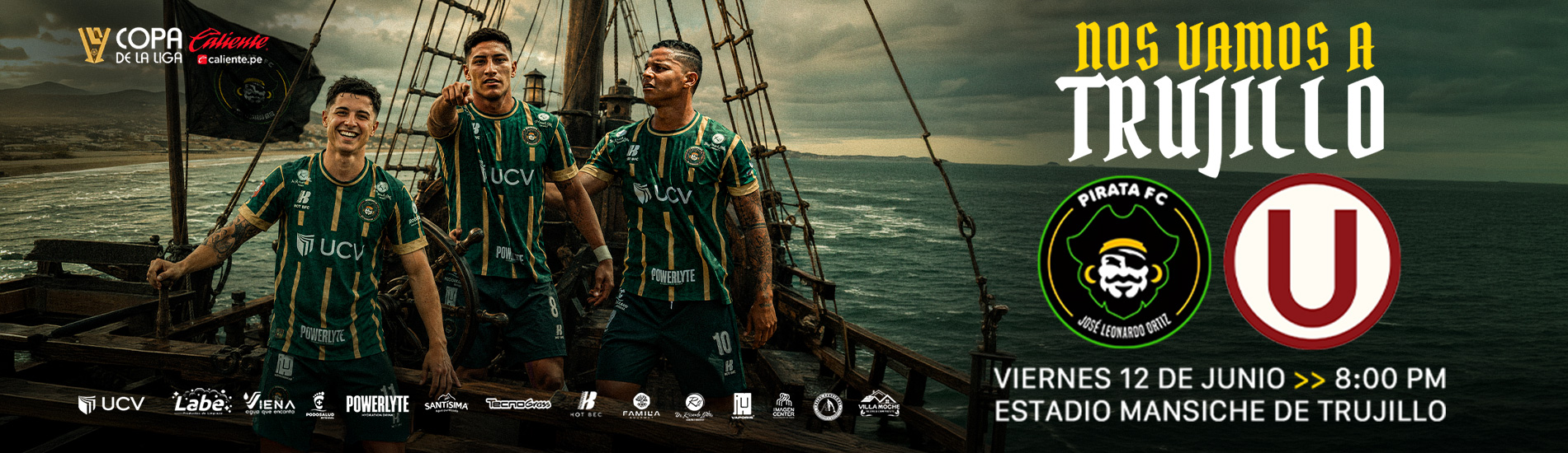 Pirata FC vs. Universitario de Deportes por la Copa de la Liga