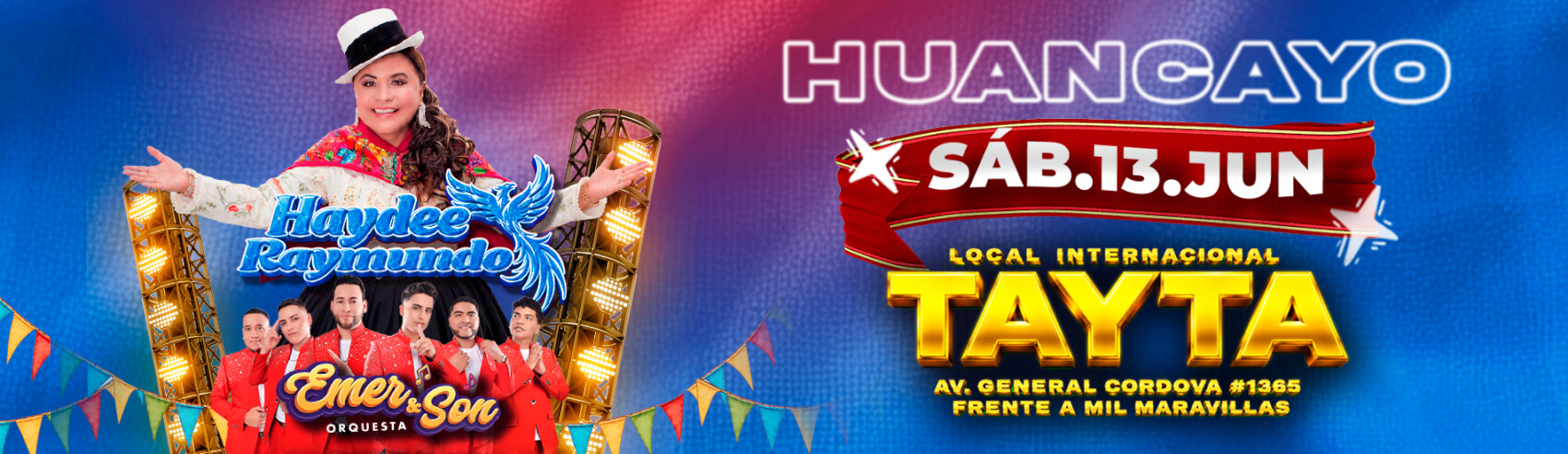 Feliz día papá con Haydee Raymundo con Emer &amp; Son en Huancayo