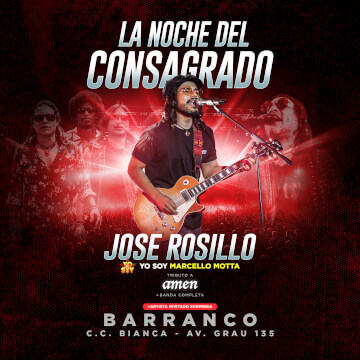 La Noche del Consagrado con Jose Rosillo en Barranco