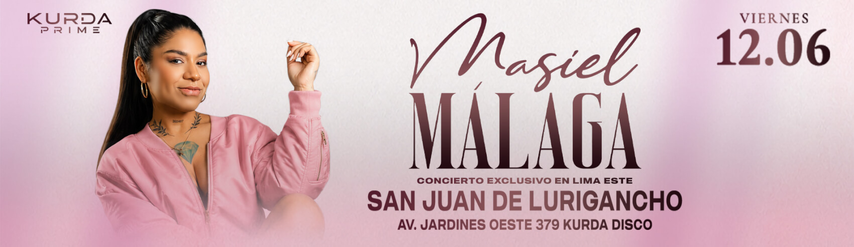 Masiel Málaga llega a Kurda Prime de SJL