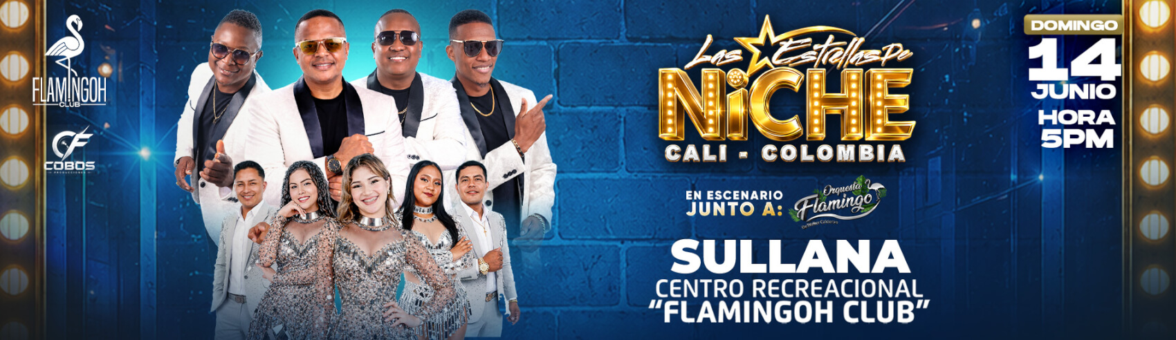 Las Estrellas de Niche llegan a Flamingoh Club Sullana