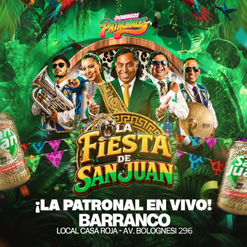 LA FIESTA DE SAN JUAN LLEGA A LOS DOMINGOS PATRONALES EN BARRANCO