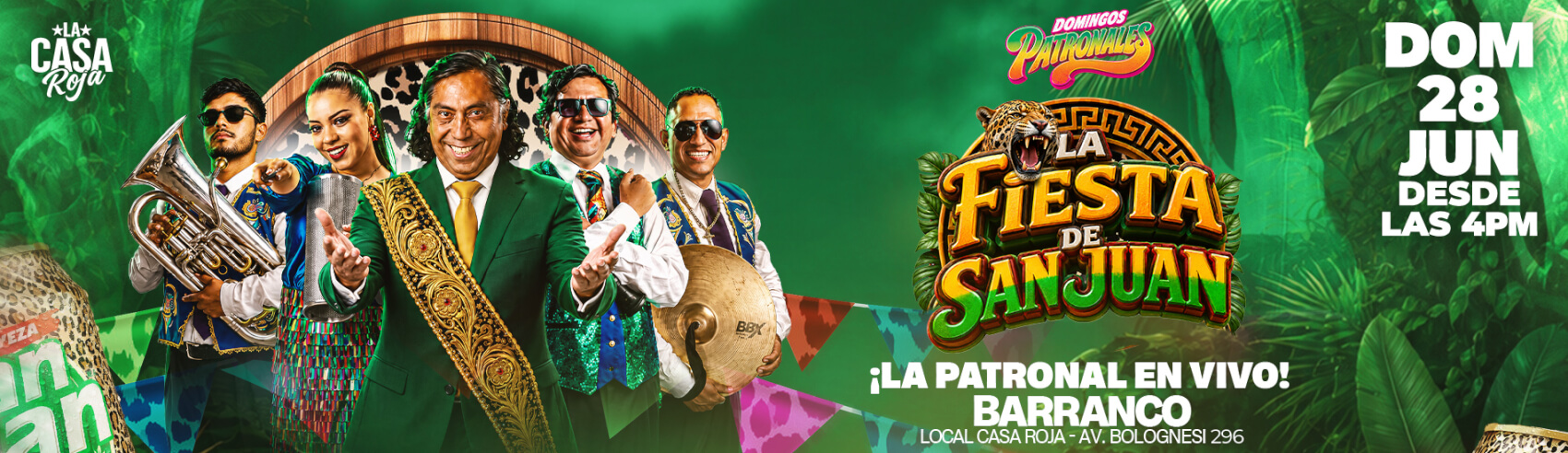 LA FIESTA DE SAN JUAN LLEGA A LOS DOMINGOS PATRONALES EN BARRANCO