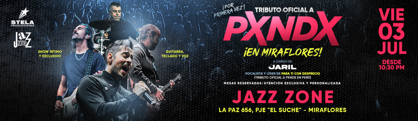 Tributo Oficial a Pxndx en Miraflores