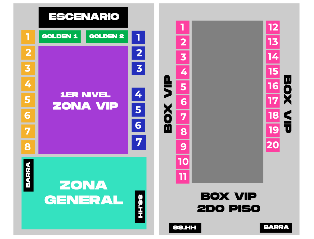 Croquis del evento
