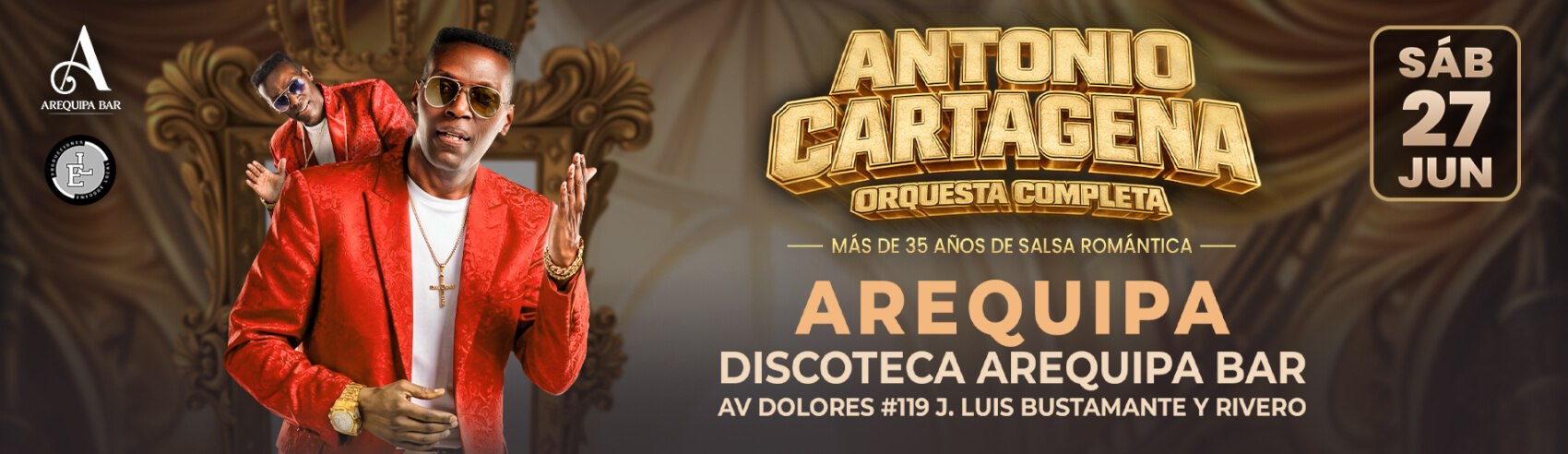 35 Años de Éxitos: Antonio Cartagena en Arequipa