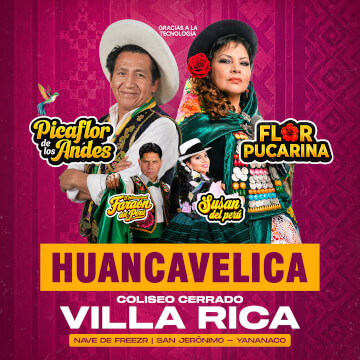 Picaflor de los Andes y Flor Pucarina Vuelven a los Escenarios en Huancavelica