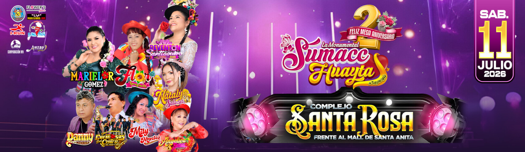 2° Aniversario de La Monumental Sumacc Huayta en Complejo Santa Rosa