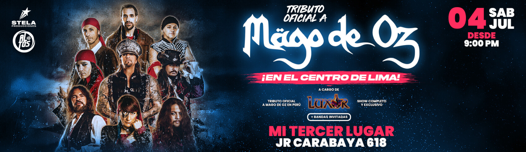 Tributo Oficial a Mago de Oz en el Centro de Lima