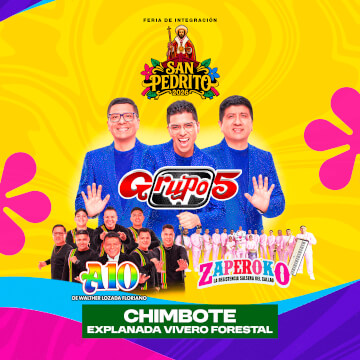 Grupo 5, A10 de Walther Lozada y Zaperoko en La Feria San Pedrito 2026