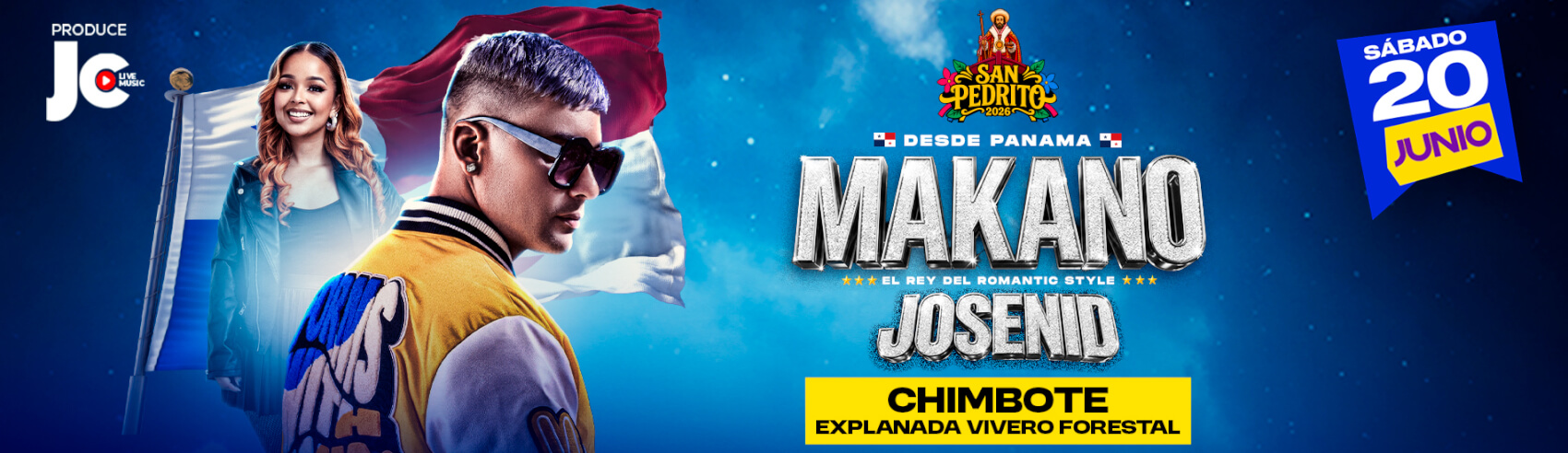 Makano y Josenid en La Feria San Pedrito 2026