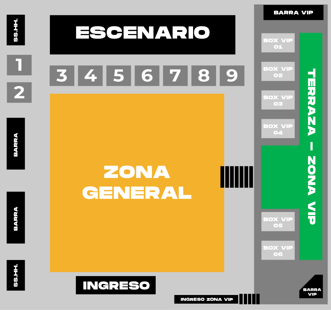 Croquis del evento