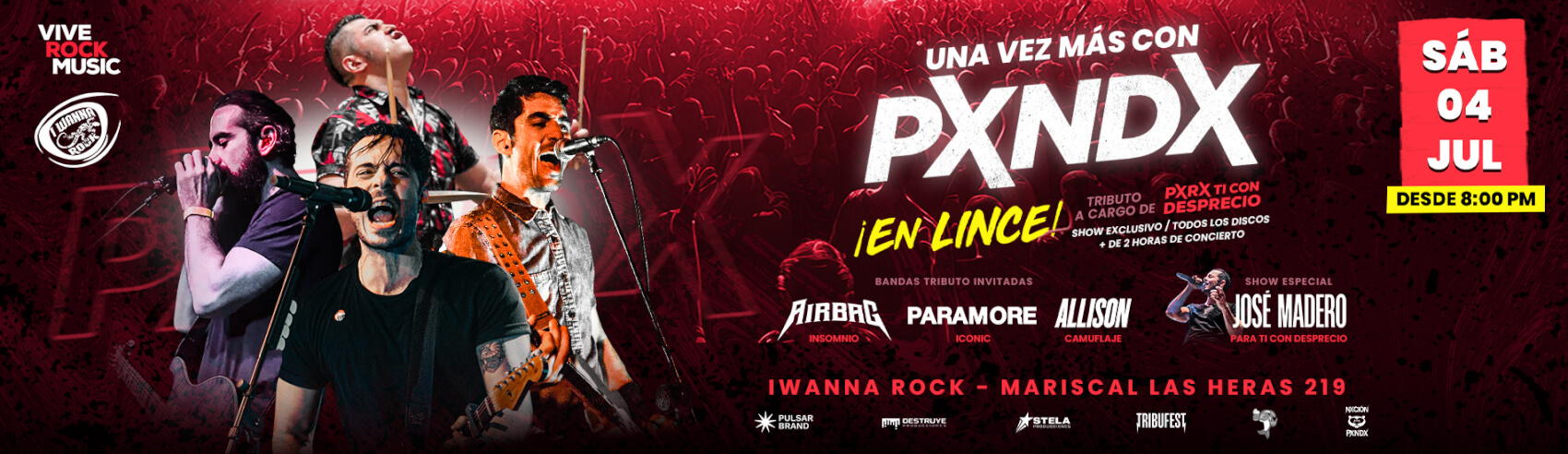 Tributo Oficial a Pxndx y más en Lince