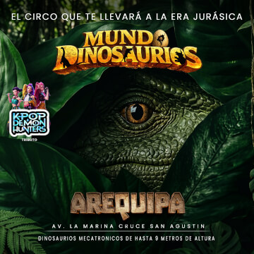 Circo Mundo de Dinosaurios llega a Arequipa