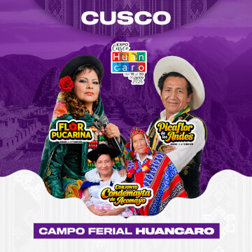 Flor Pucarina, Picaflor de los Andes y Conjunto Condemayta de Acomayo en Cusco