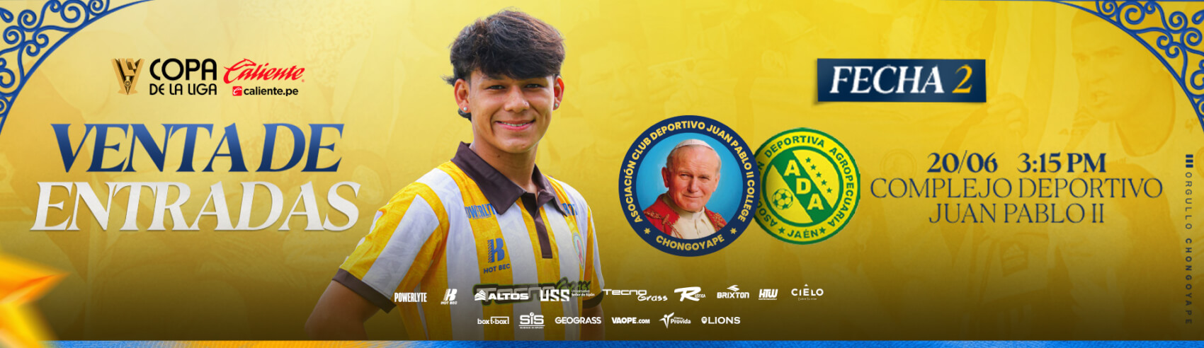 Juan Pablo II vs. Ada Jaén por La Copa de la Liga 2026