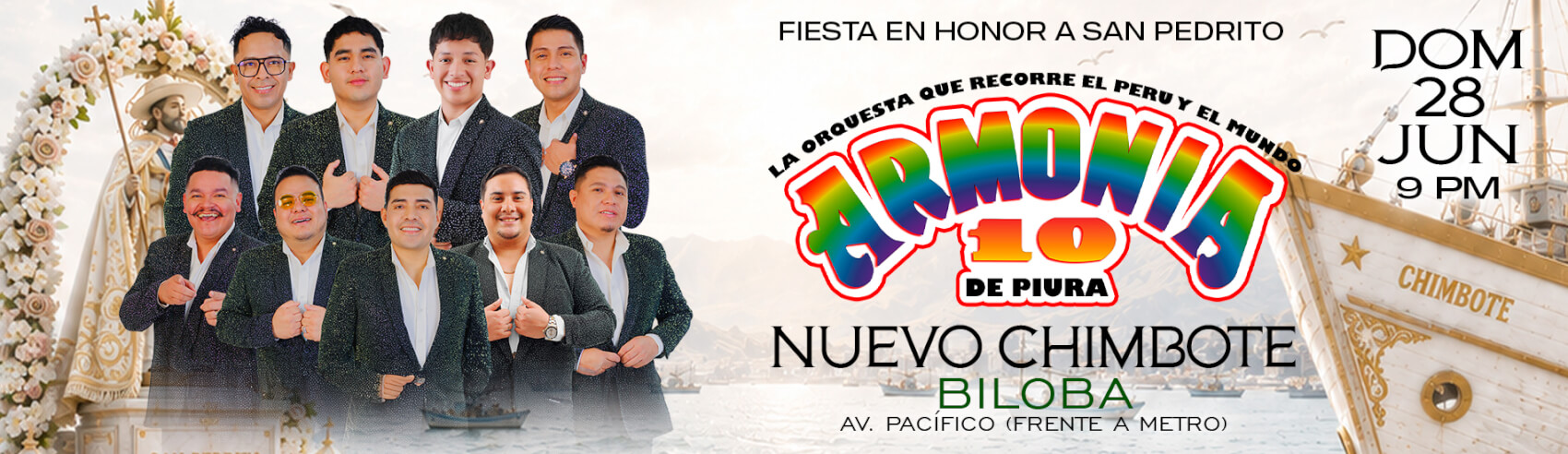 Armonía 10 en Biloba Club Nuevo Chimbote