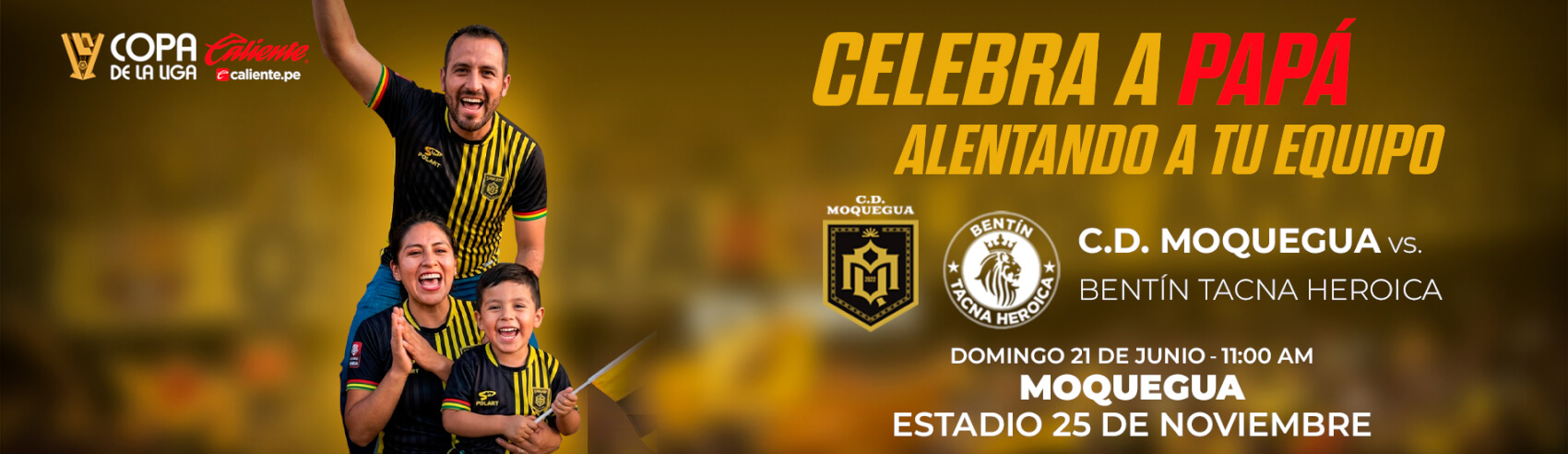 C.D. Moquegua vs. Bentín Tacna Heroica Por la Copa de la Liga