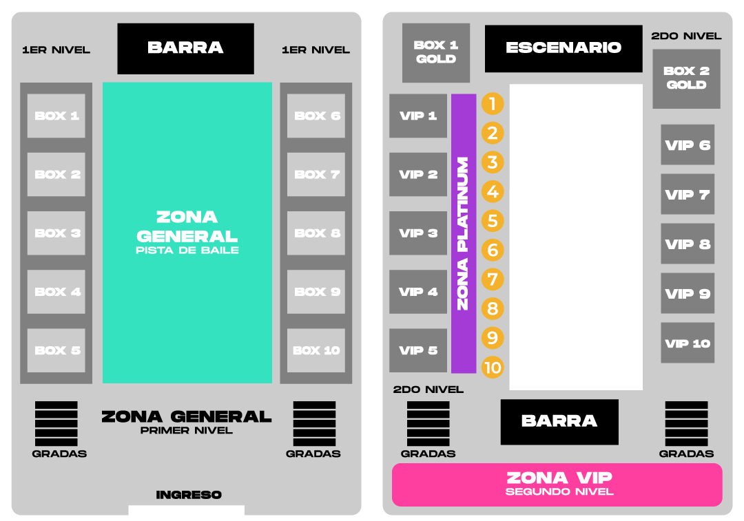 Croquis del evento