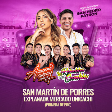 Azucena Calvay y Los Rebeldes de la Cumbia en SMP