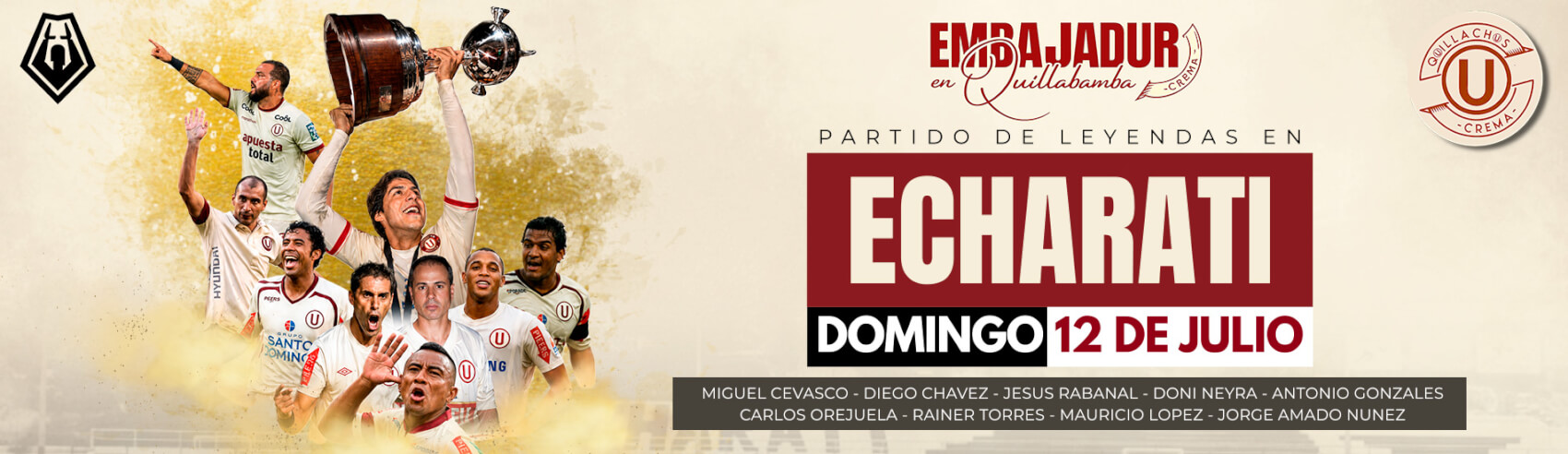 Partido de Leyendas: Embajadur Crema en Echarati