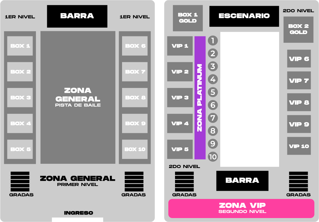 Croquis del evento
