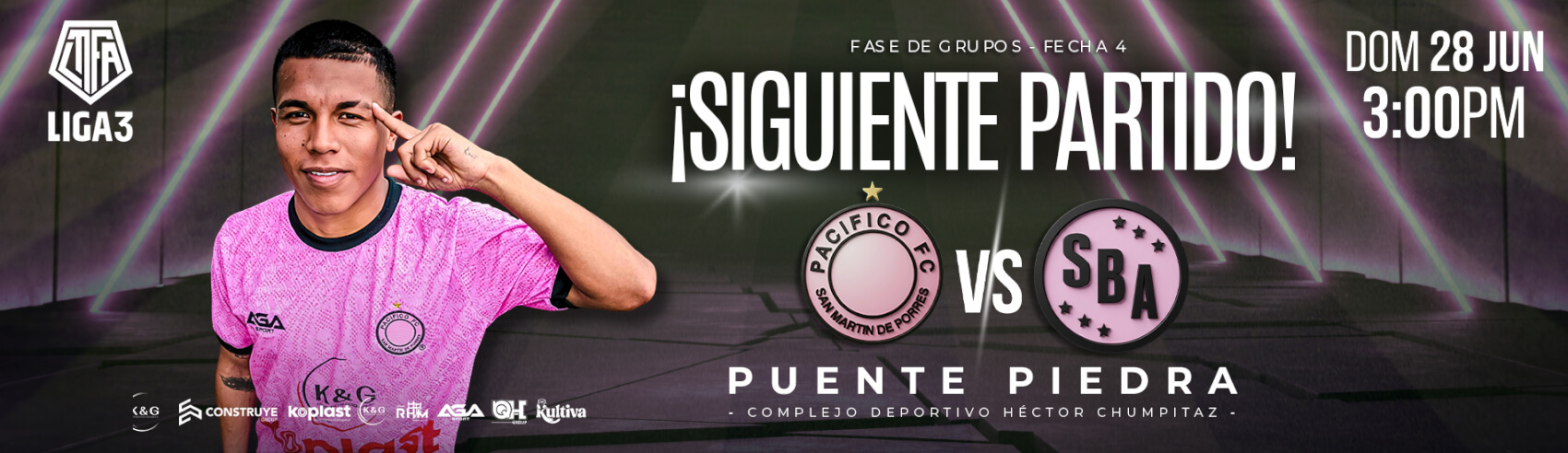Pacífico FC vs Sport Boys por Liga 3