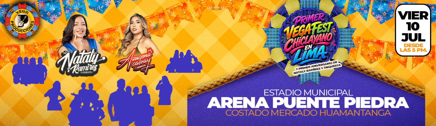 Primer Vegafest Chiclayano con Nataly Ramírez, Azucena Calvay y más en Lima