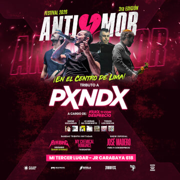 Antiamor Tributo a Pxndx en el Centro de Lima