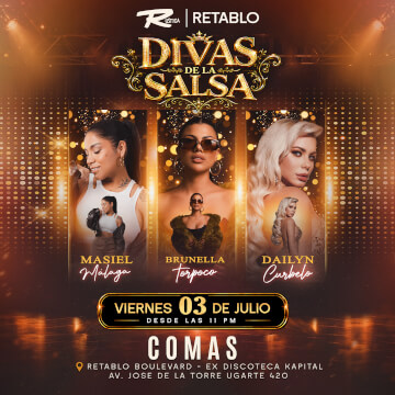 Divas de la Salsa: Masiel Málaga, Brunella Torpoco y Dailyn Curbelo en Rustica Retablo