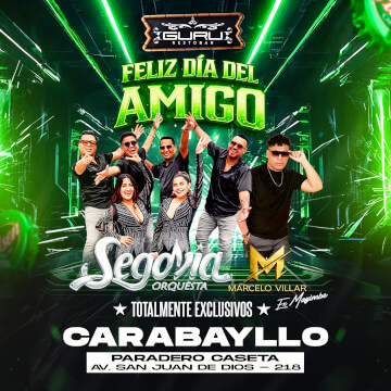 Feliz Día del Amigo con Segovia Orquesta y Marcelo Villar en Carabayllo