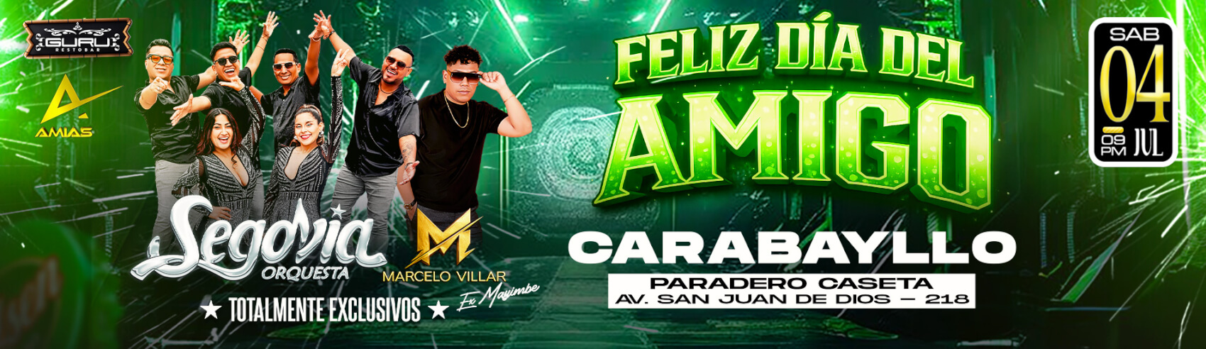 Feliz Día del Amigo con Segovia Orquesta y Marcelo Villar en Carabayllo