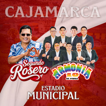 Segundo Rosero y Armonía 10 de Piura en Cajamarca