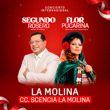Segundo Rosero y Flor Pucarina Vuelve a los Escenarios en Scencia de La Molina 29-JULIO