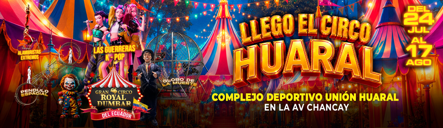 Gran Circo Royal Dumbar en Huaral