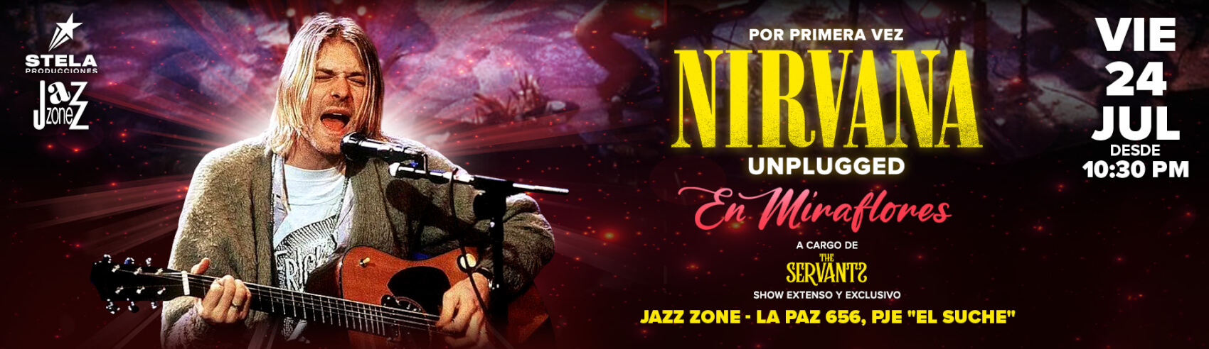 Tributo a Nirvana Unplugged en Miraflores