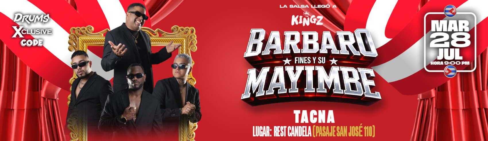 Barbaro Fines y su Mayimbe en Tacna