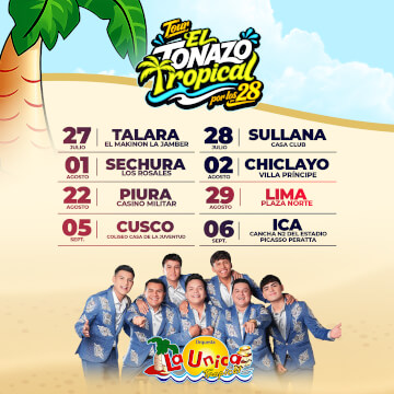 La Única Tropical - Tour el Tonazo Tropical por los 28